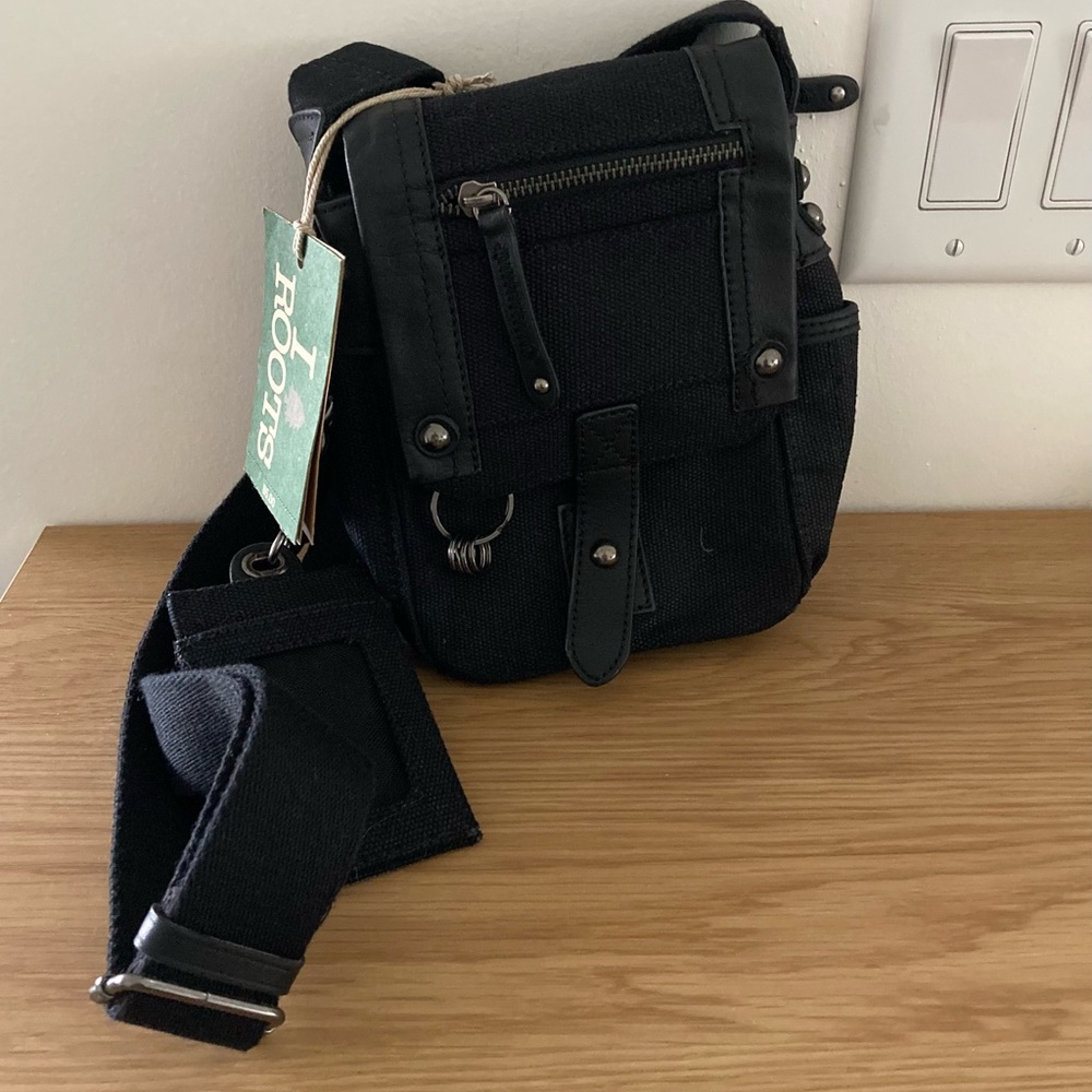 Roots Black Crossbody Bag - NWT